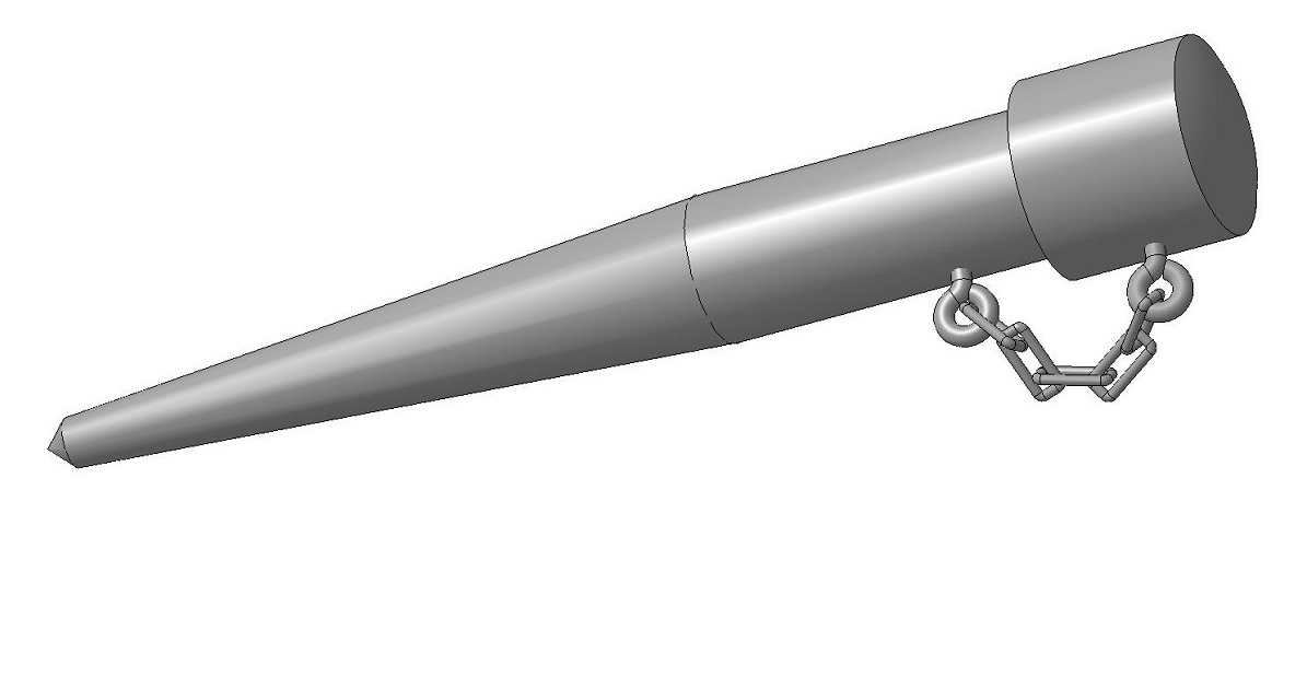 Костыль нивелирный (250мм.) 